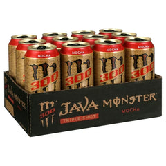 Monster Java 300 Mocha, Triple Shot, Coffee, 15 fl oz Cans, 12 Ct