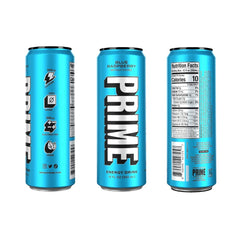 NEW Prime Hydration Drink Energy Cans 5 Flavor Variety Sampler Pack! - 200mg Caffeine, Zero Sugar, 300mg Electrolytes, Vegan - (12 Fl Oz Cans) - (5-Pack)