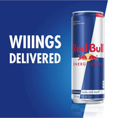 Red Bull Energy Drink, 12 fl oz, Pack of 4 Cans